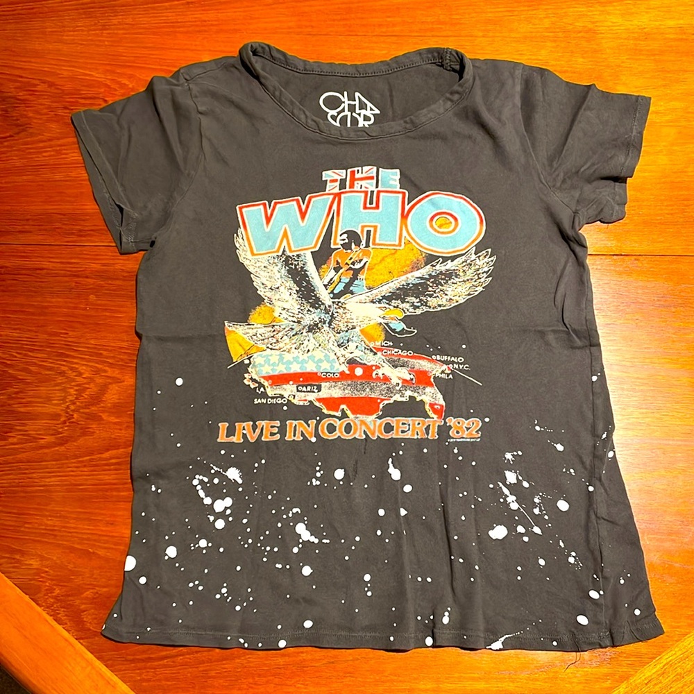 Chaser The Who Live in Concert ‘82 tee shirt size Small